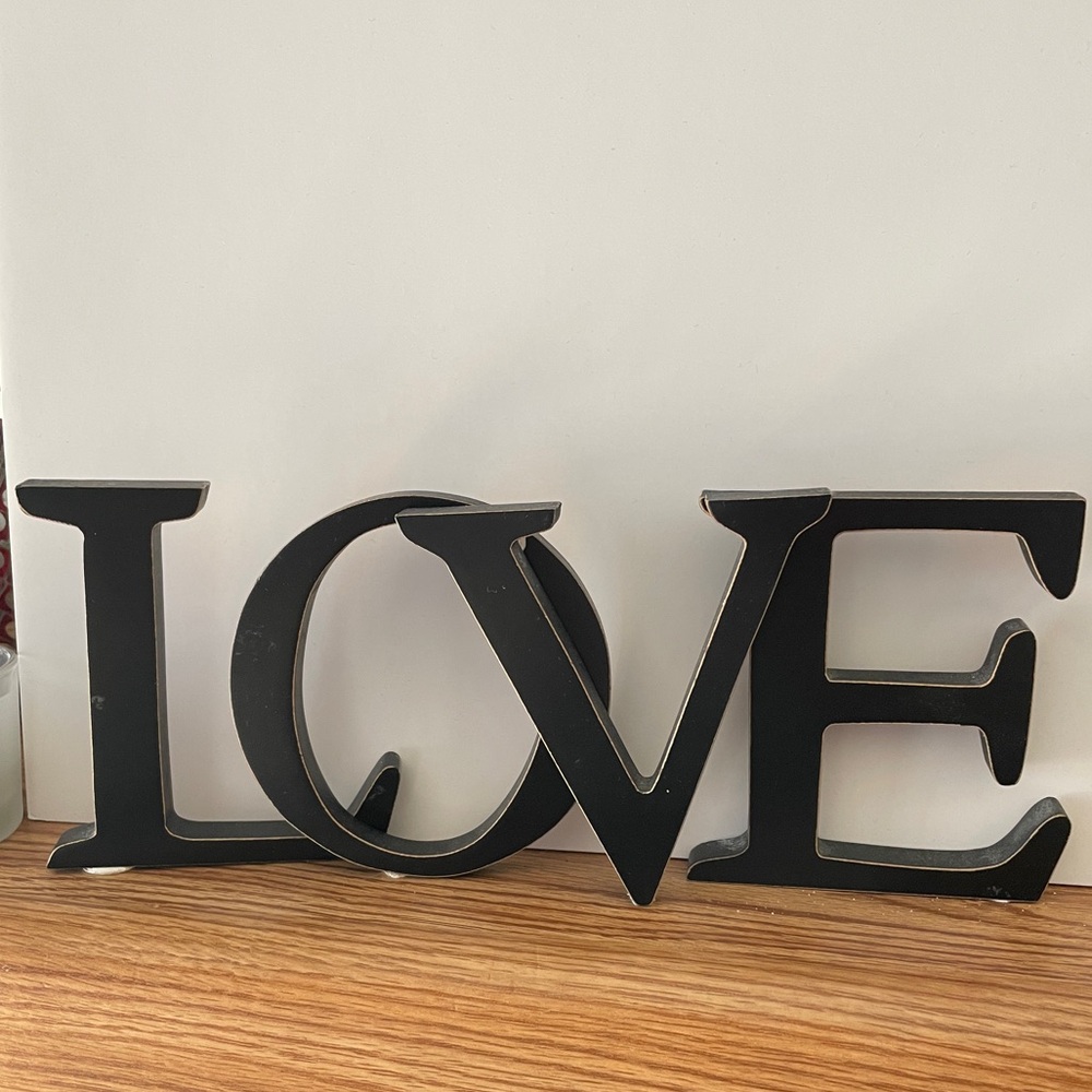 Black LOVE Art Decor